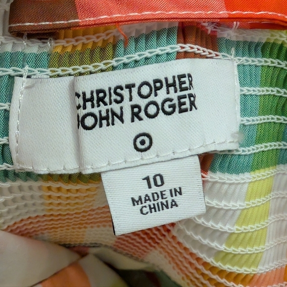 Christopher John Rogers Multicolor Plaid Dress - Picture 12 of 15